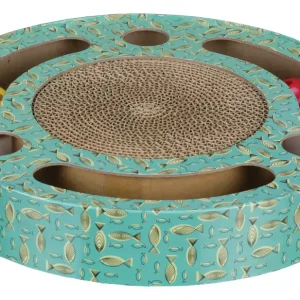 Neuheit TRIXIE Kratztrommel Spielzeug 33 cm blau